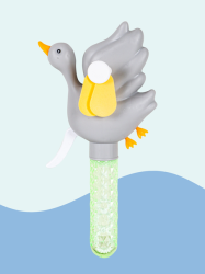 Портативный механический ручной вентилятор «Funny goose», grey