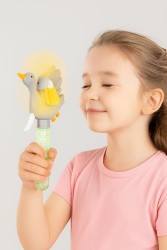 Портативный механический ручной вентилятор «Funny goose», grey