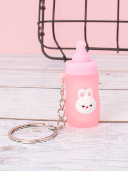 Брелок «Bottle bunny», pink 