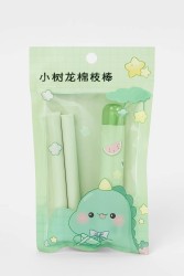 Набор выдвижного ластика + 2 сменных ластика "Little green", green