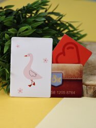 Держатель для карт «Pink goose» (6,5 х 9,5 см)