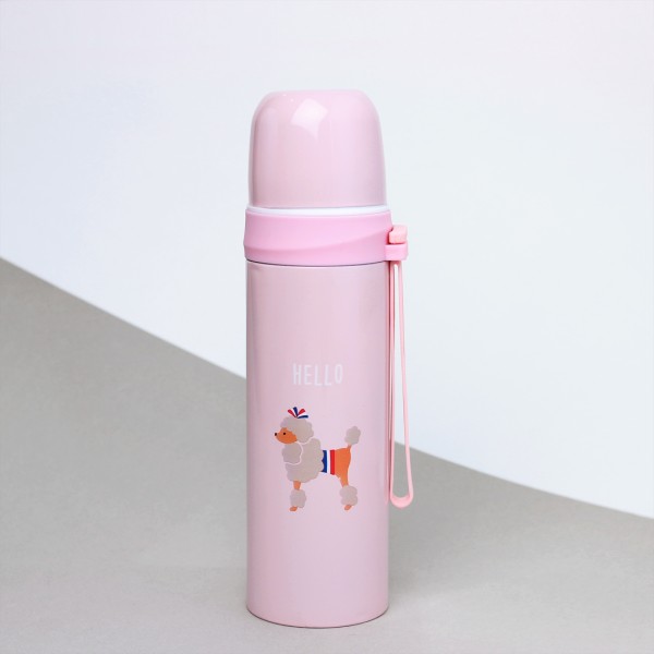 B-HS-6733-Z ТЕРМОС "Hello" pink 500ml 