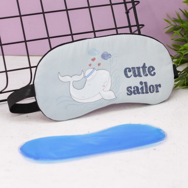 Маска для сна гелевая "Cute sailor" 