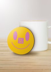 Подставка под горячее LOL LAB «Жёлтый смайл», 9 см
