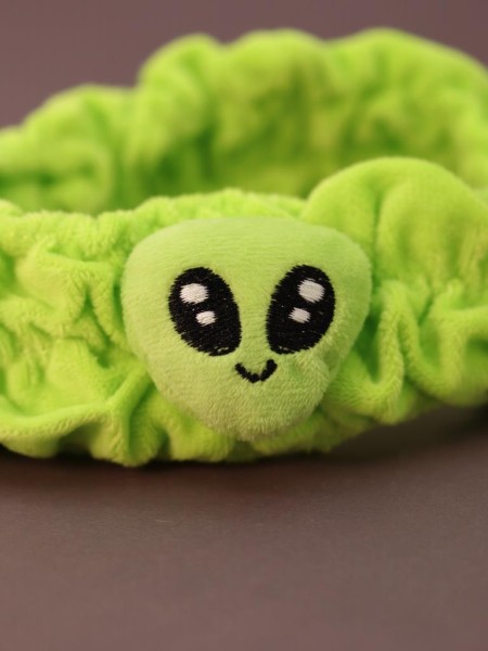Повязка на голову "Alien", green 