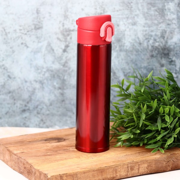 Термос «Metallic», red (400 ml) 