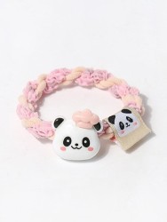 Резинка для волос GIRLY "Panda cook", pink