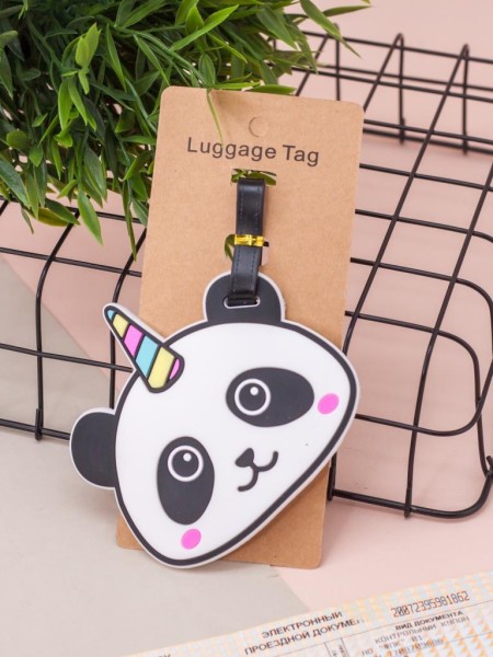 Бирка для багажа "Panda-unicorn" 