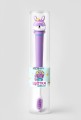 Зубная щётка для взрослых iLikeGift "Battle bunny", purple (21 см)