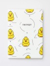ОБЛОЖКА ДЛЯ ПАСПОРТА «Crazy duck», white, плотность 600 мкм