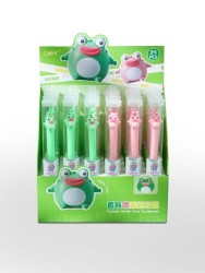 Зубная щётка для взрослых iLikeGift "Kiss the frog" (21 см), шоу-бокс 24 шт.