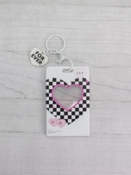 Футляр для карт с брелоком "Forever love", white
