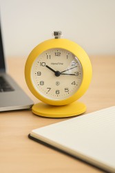 Часы-будильник «Clock UFO», yellow (12х10,1 см)