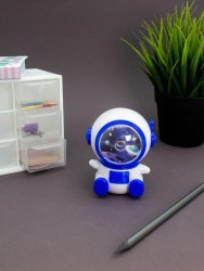 Точилка для карандашей механическая "Cosmo friends", white-blue