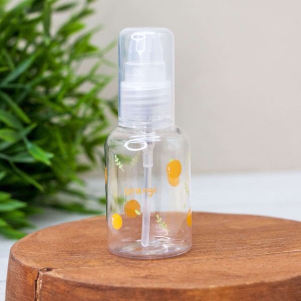 Дорожная бутылочка "Small flowers", white (50 ml) 