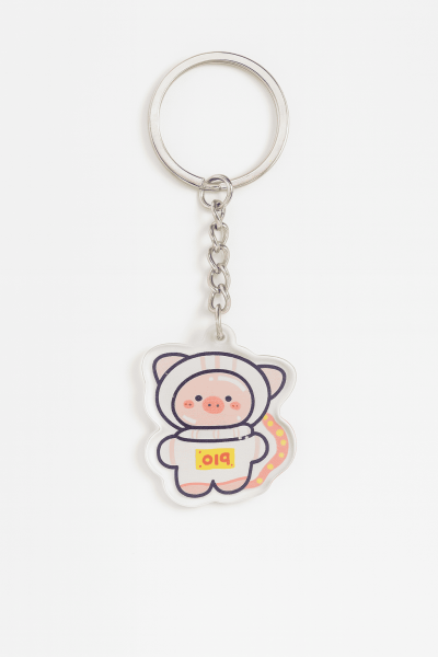 Брелок акриловый iLikeGift "Piglet astronaut" 