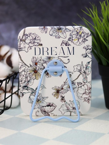 Зеркало настольное "Dream", голубое (16*12 см) 
