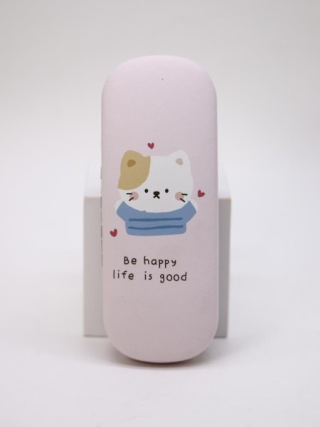 Чехол для очков "Life is a happy story", pink 