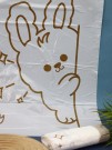Декоративные пакеты на завязках "Cream bunny", 30 шт/рулон  (45*50 см)