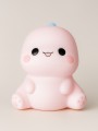 Копилка «Smile dino», pink (18 см), пластик