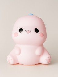 Копилка «Smile dino», pink (18 см), пластик