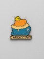 Значок металлический iLikeGift "Cappyccino"