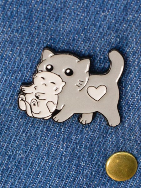 Значок металлический iLikeGift "Kitty" 