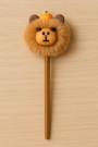 Ручка с помпоном "Funny capybara", brown