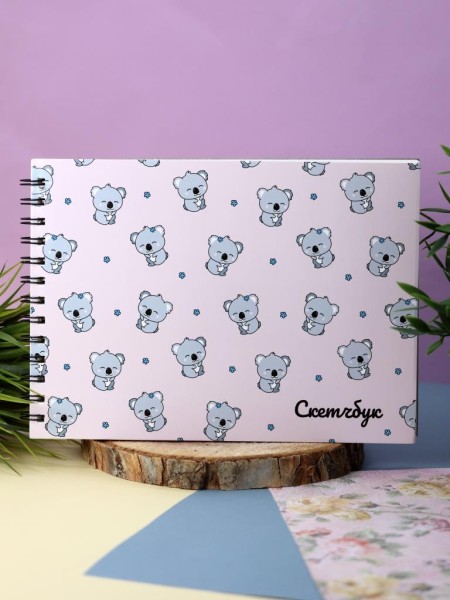 Скетчбук "Koala" 18х25 см, внутренний блок 100гр 