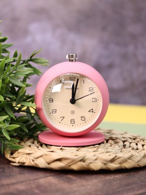 Часы-будильник «Clock UFO», pink (12х10,1 см)
