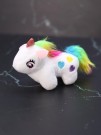 Плюшевый брелок "Unicorn hearts", white (10 см)