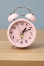 Часы-будильник "Shiba-inu", pink (13,5х10 см)