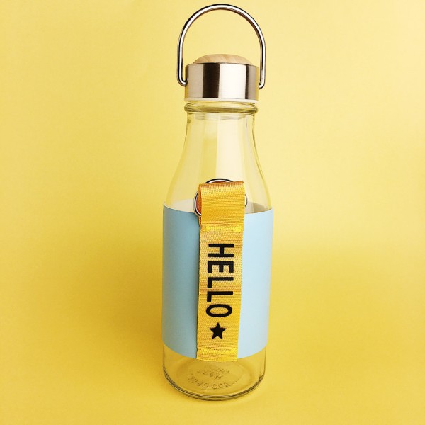 Бутылка "Hello" blue 