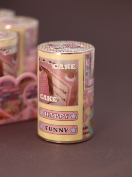 Набор наклеек "Little cute things", pink (7,2см*2м) 