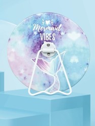 Зеркало настольное "Mermaid vibes", голубое (15,5*16 см)