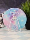 Зеркало настольное "Mermaid vibes", голубое (15,5*16 см)