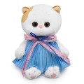 Мягкая игрушка "Кошечка Ли-Ли BABY в платье из жатой ткани с бантом" (20 см)