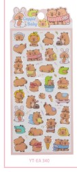 Наклейки "Graceful Capybara" (20,5*9 см)