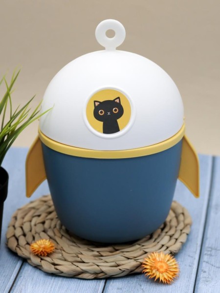 Мусорное ведро настольное "Rocket", blue 