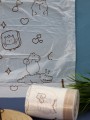 Декоративные пакеты на завязках "Capybara", 90 шт/рулон (45*40 см)