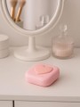 Контейнер для линз «Heart paint», pink