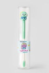 Зубная щётка для взрослых iLikeGift "Cuteosaur", green (21 см)