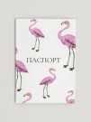 ОБЛОЖКА ДЛЯ ПАСПОРТА «Purple flamingo», плотность 600 мкм