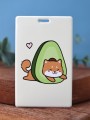 Держатель для карт Аниме «Shiba inu avocado» (6,5 х 10,4 см)