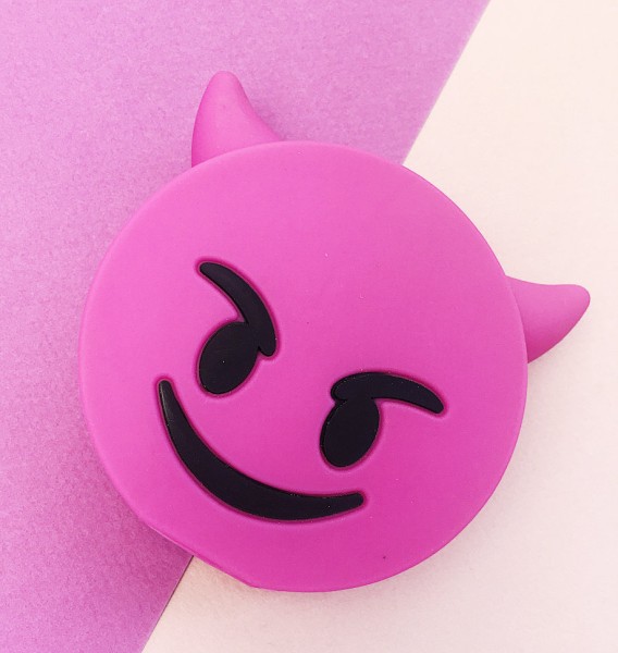 Портативное зарядное устройство Power Bank "Emoji" purple 3000 mAh 