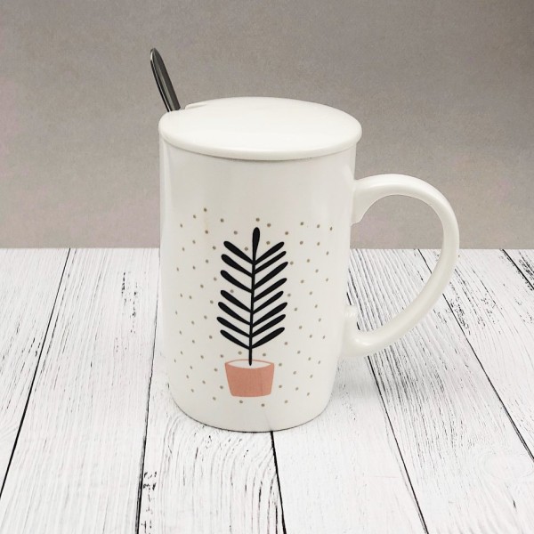 Кружка "Plants" (высокий) (410ml) 