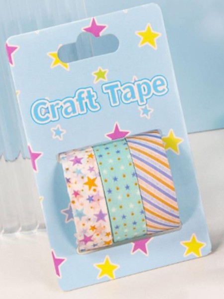Набор декоративного скотча 3 шт. ПО-ПЛАНУ. "Cute things" (2м*1,5см) 