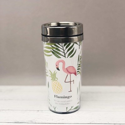 Термокружка "Flamingo&Pineapple"