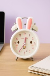 Часы-будильник «Cute rabbit», white (6х9,5 см)