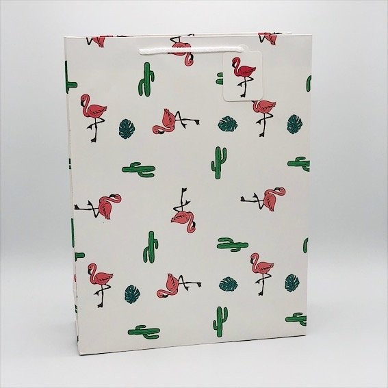 Пакет подарочный (L) "Flamingo" 